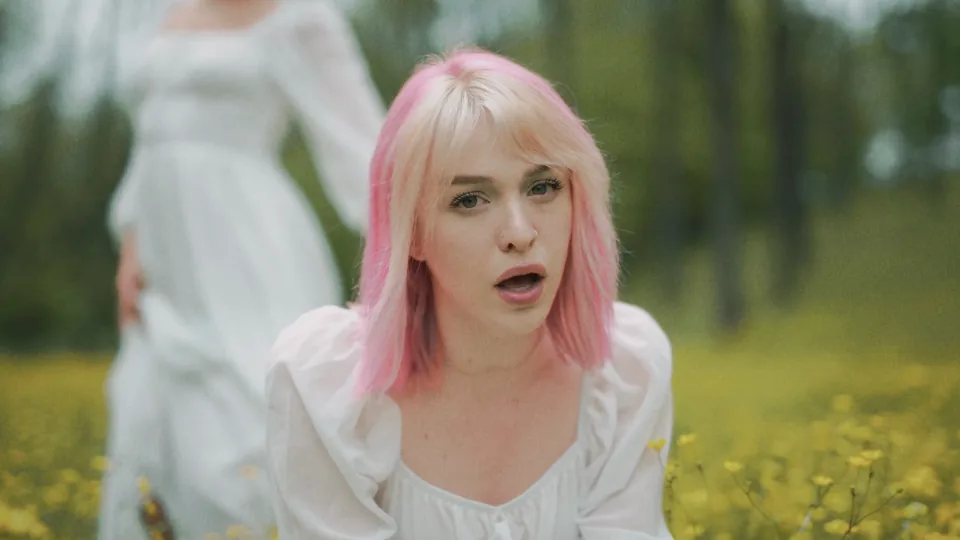 Still from the “Cannibal” music video